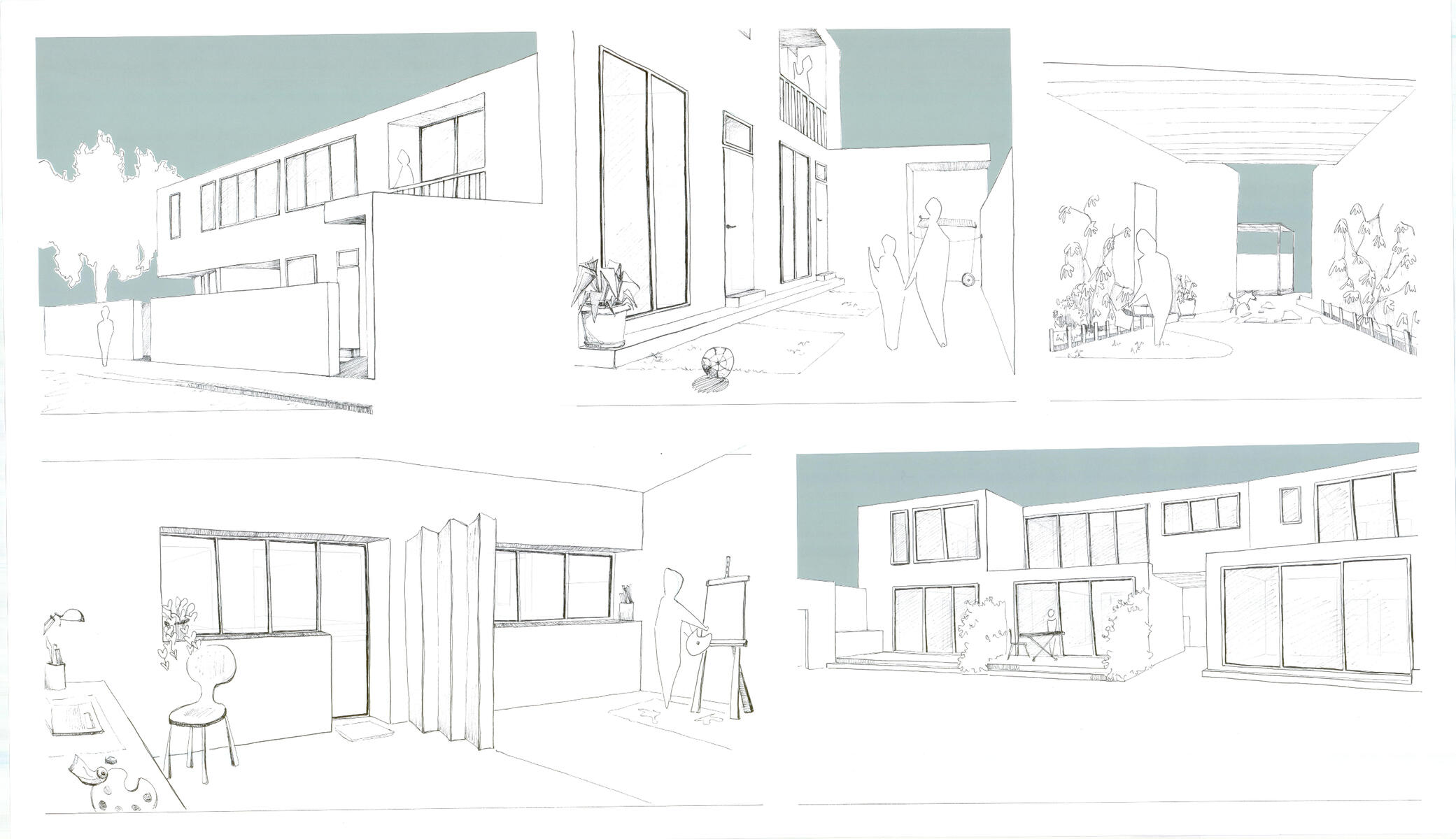 EXTERIOR SKETCHES